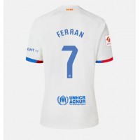 Fotballdrakt Dame Barcelona Ferran Torres #7 Bortedrakt 2023-24 Kortermet